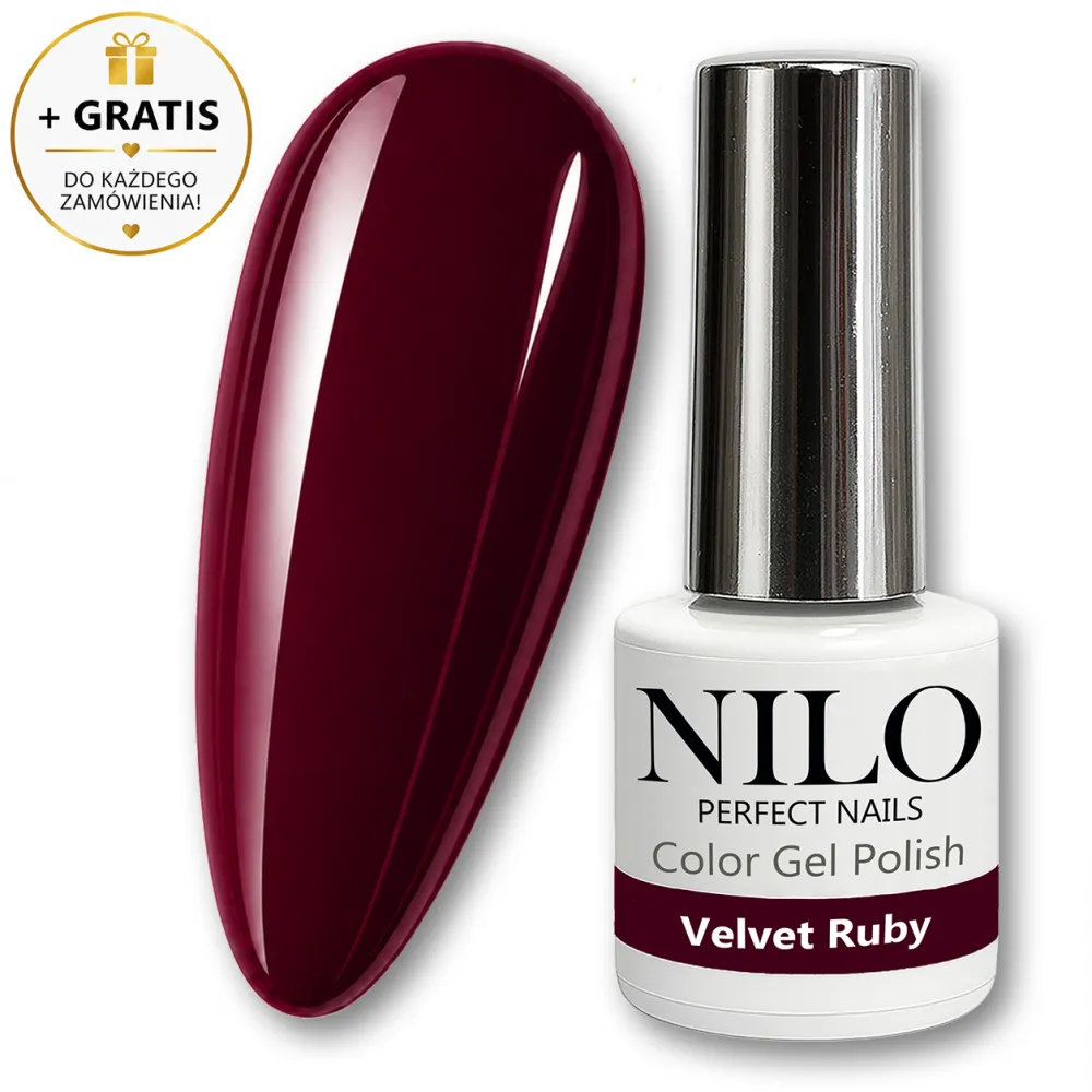 Lakier Hybrydowy Velvet Ruby – NILO no.298
